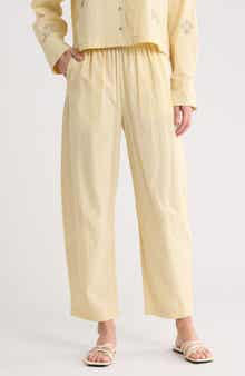 Scotch & Soda Barrel Leg Cotton Drawstring Pants