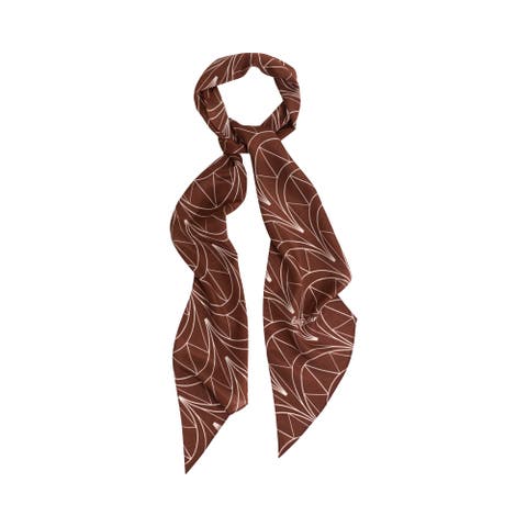 "Chrysler" Silk Crepe Neck Scarf