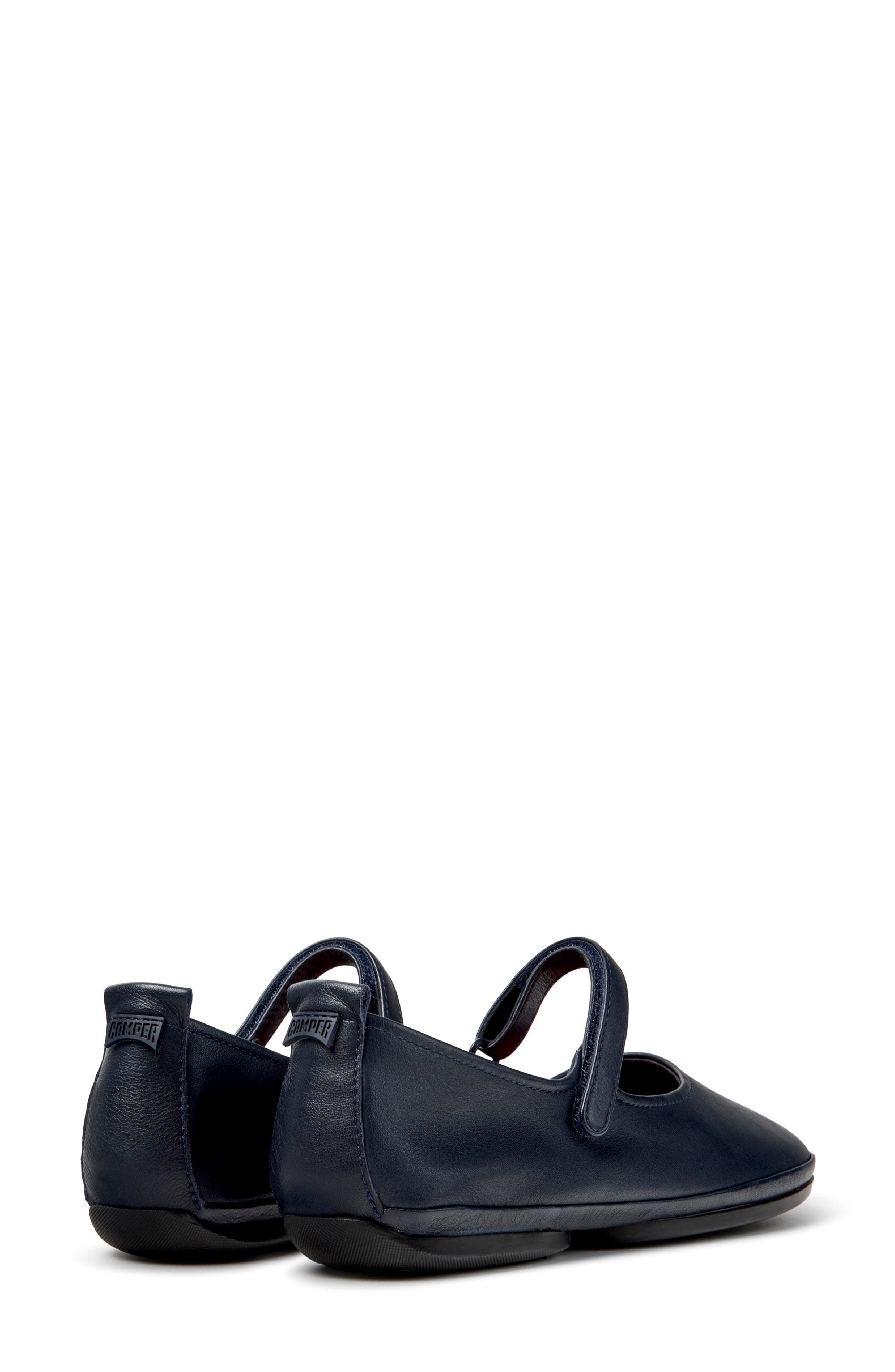 Right Nina Mary Jane Flat, Alternate, color, DARK BLUE