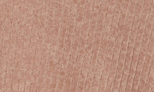 90 Degree By Reflex Brooklyn Rebel Rib Knit Half Zip Sweatshirt In Brown