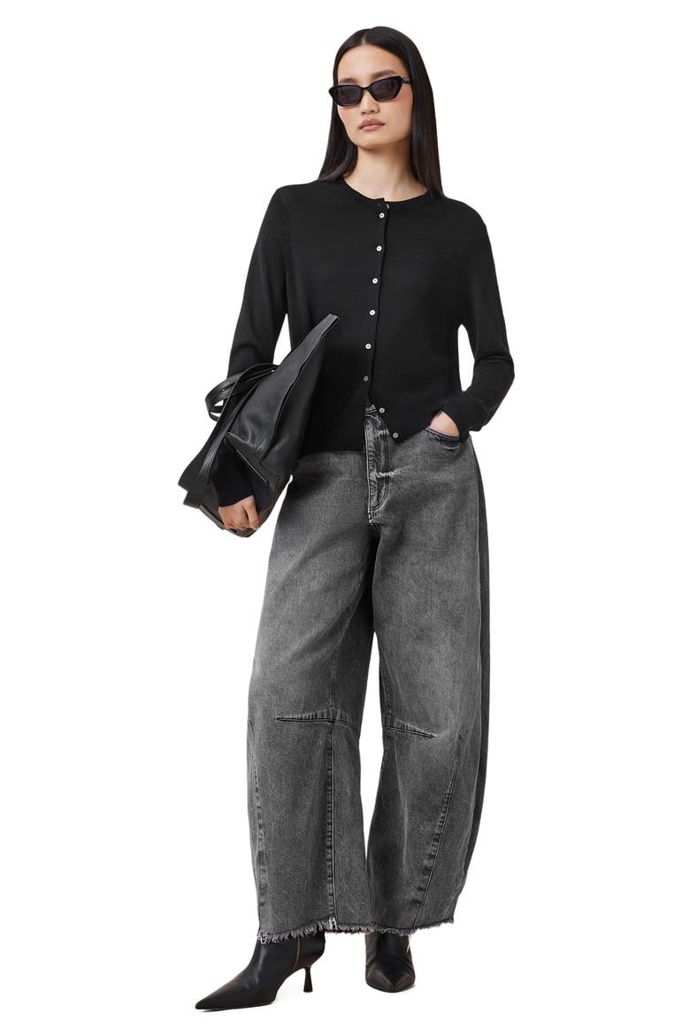 Anouk Cardigan, Alternate, color, BLACK