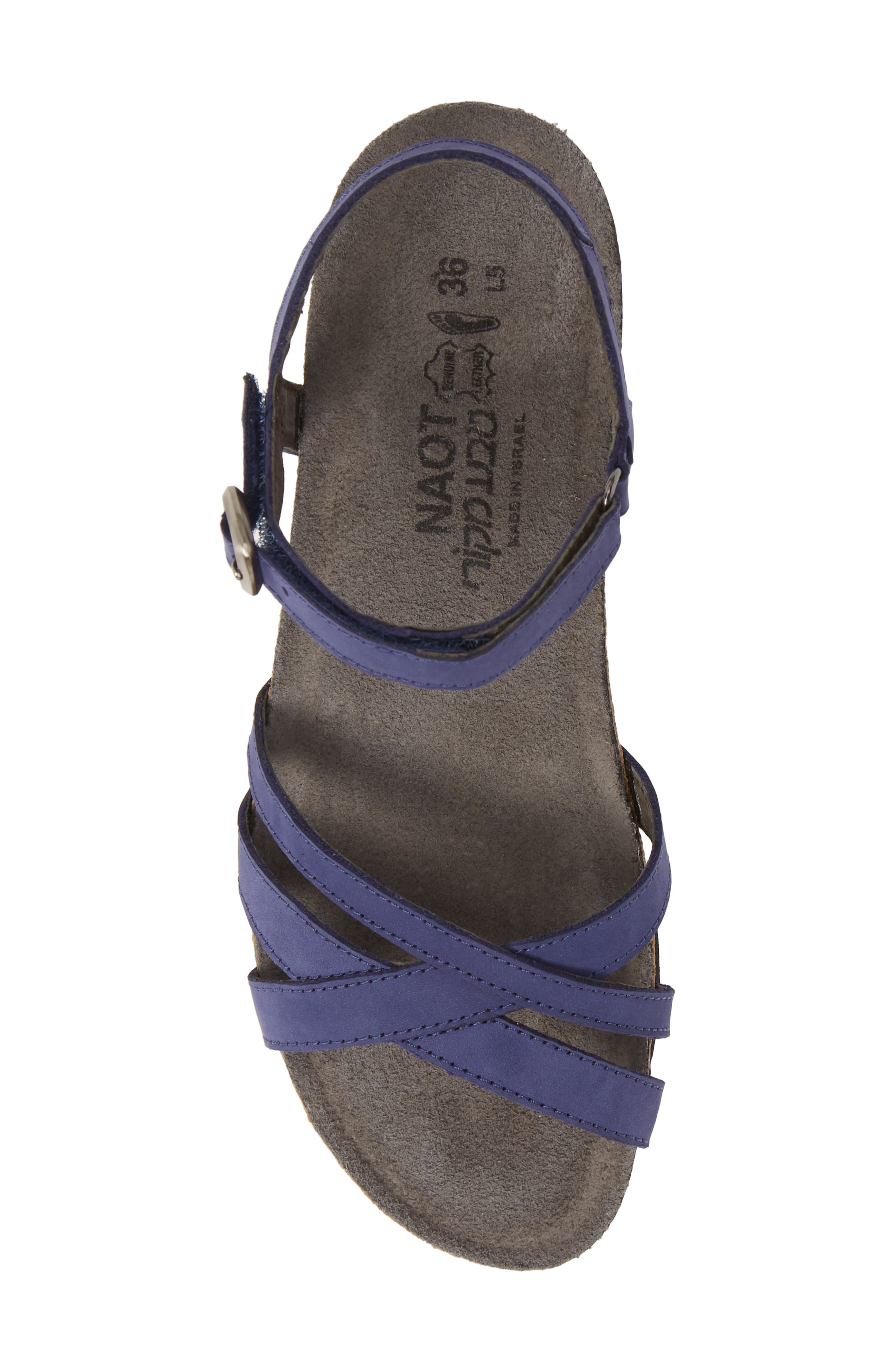 Brittany Sandal, Alternate, color, INDIGO