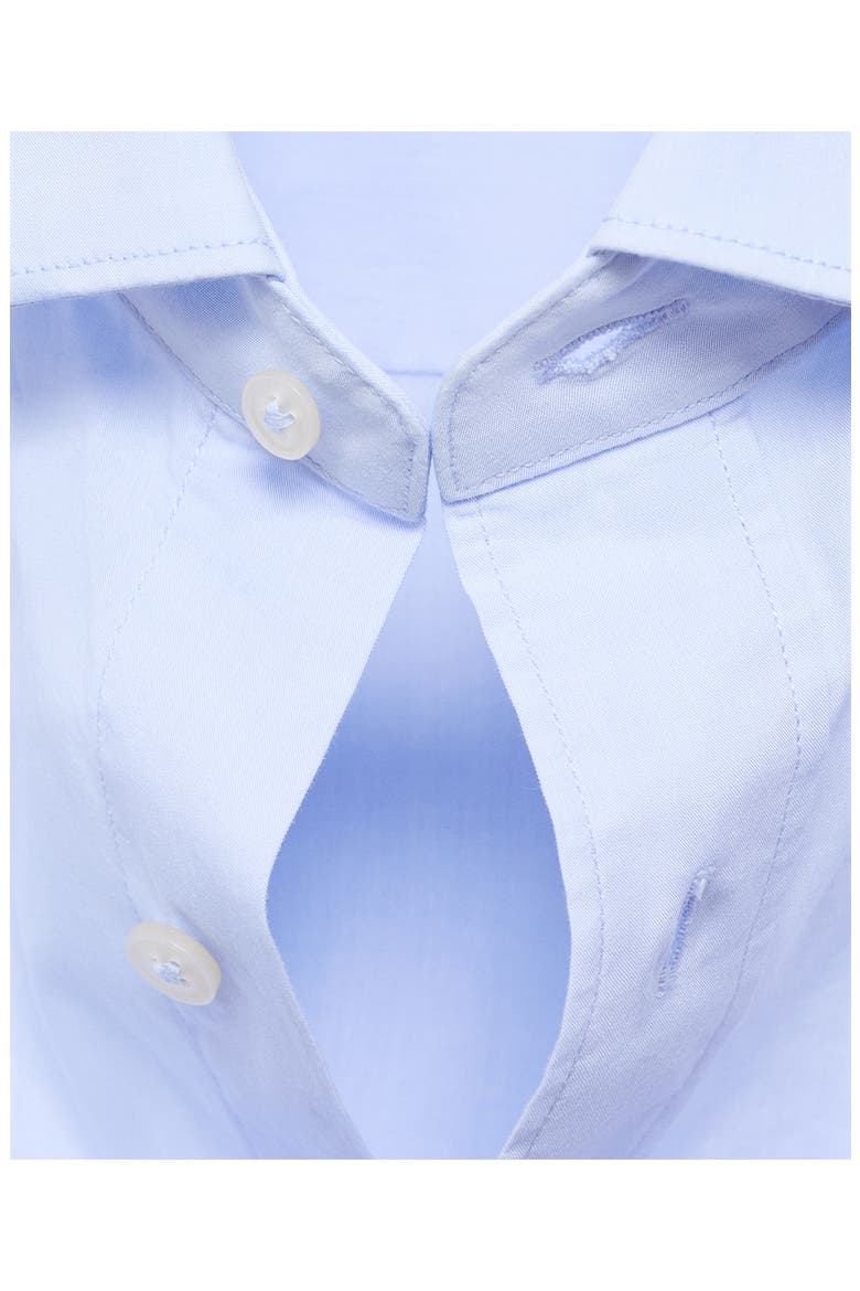 Solid Regular Fit Button-Up Shirt, Alternate, color, SKY BLUE