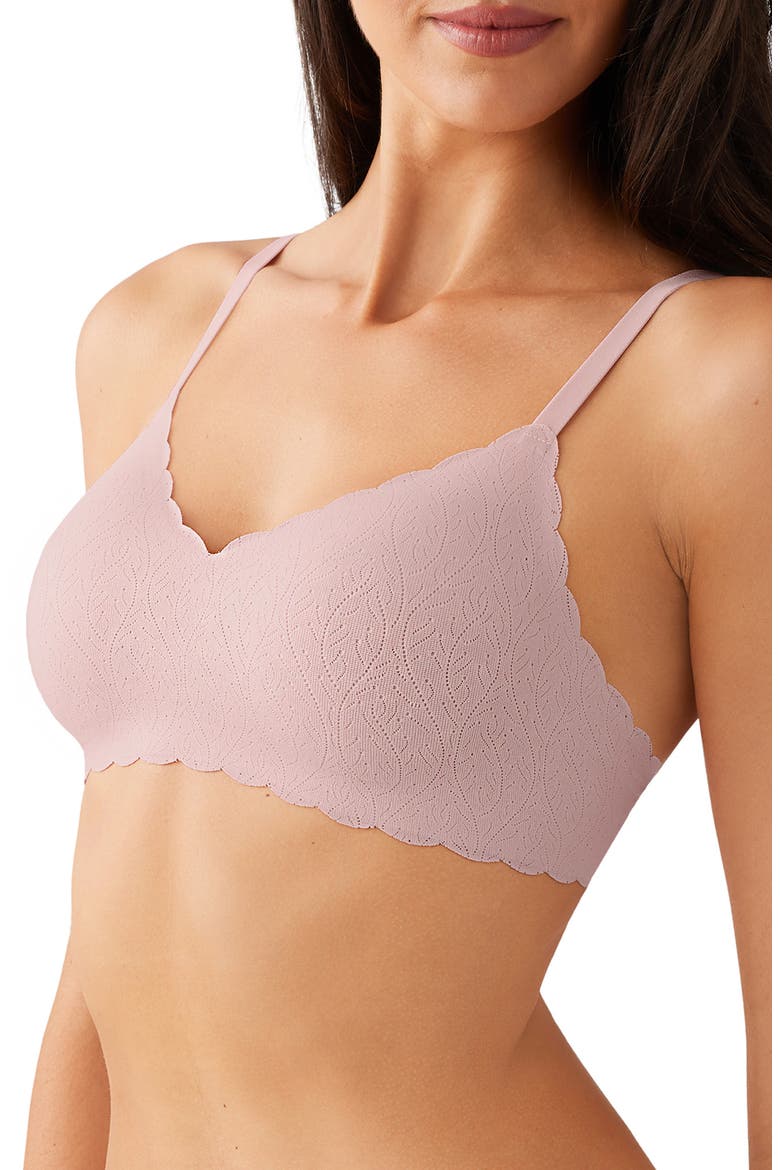 b.wow'd Wireless Bra, Alternate, color, BLUSH PINK