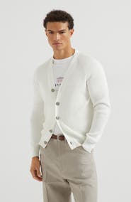 Brunello Cucinelli English Rib knit cardigan