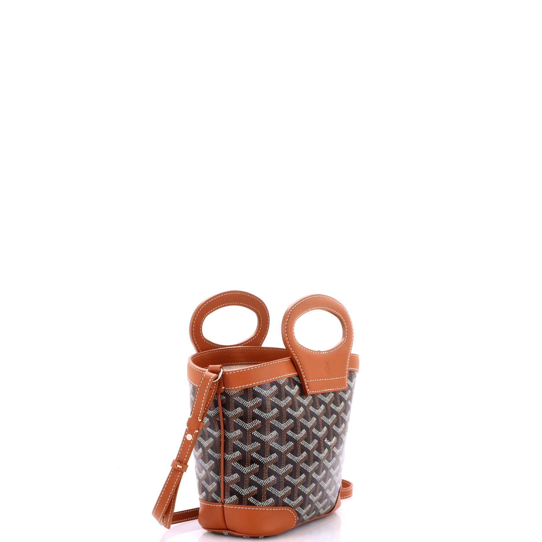 Pre-Owned Goyard Beluga Bag Coated Canvas Mini, Alternate, color, Brown