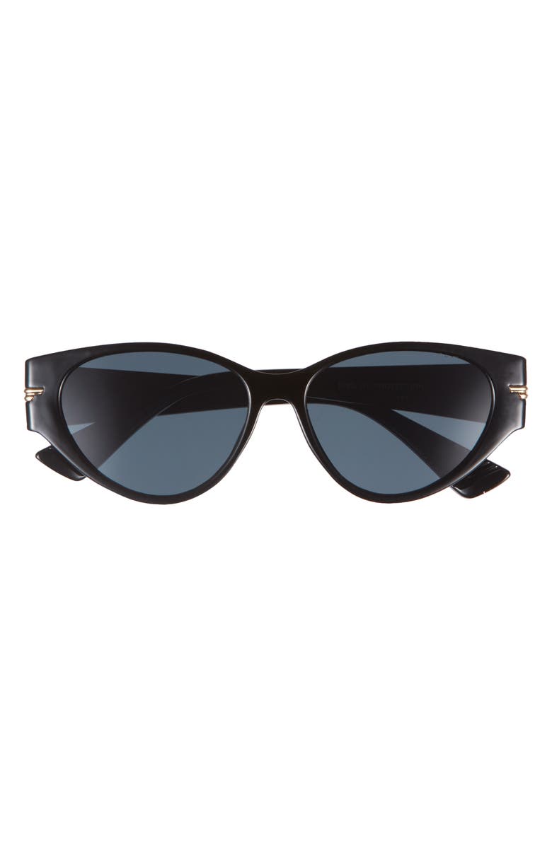 BP. Retro Cat Eye Sunglasses, Main, color, Black