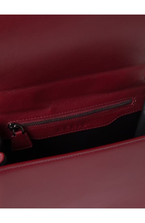 Akris Alice Small Leather Top-handle Bag