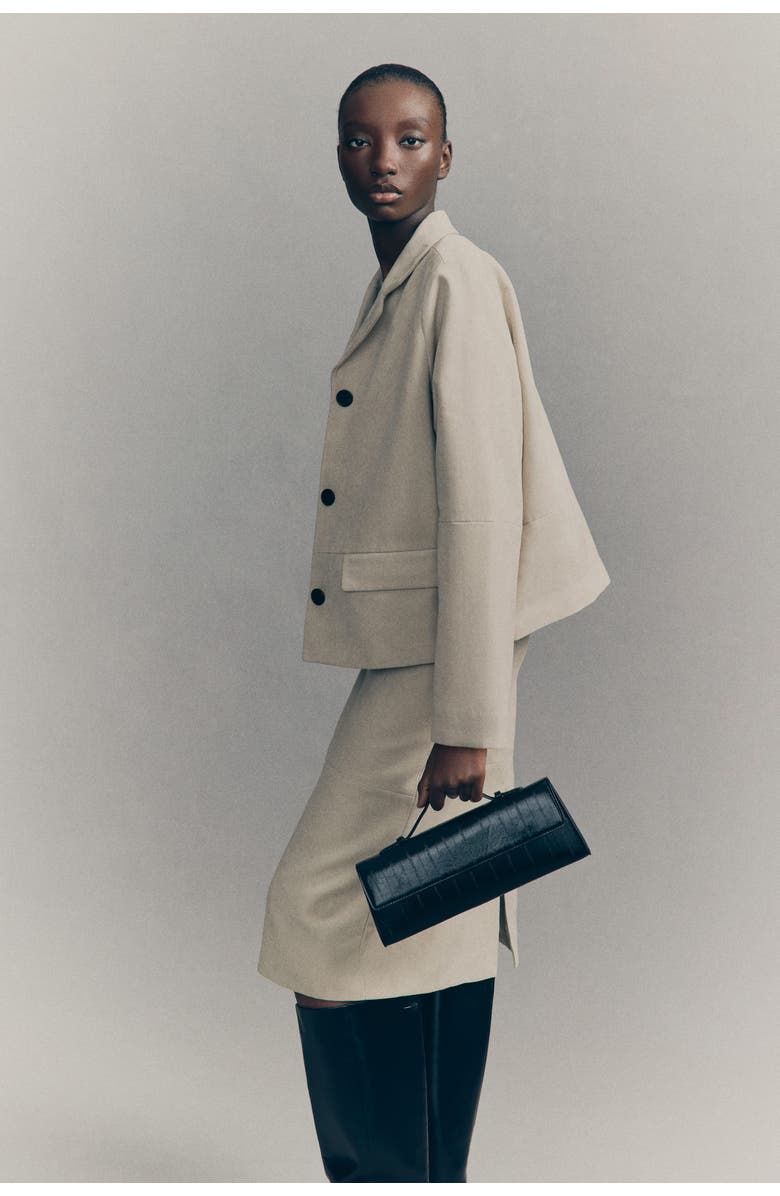 H&M Jacket, Alternate, color, Light Beige