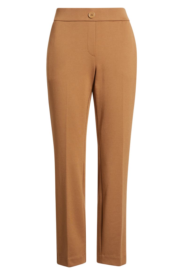 Faux Fly Straight Leg Pants, Alternate, color, VICUNA