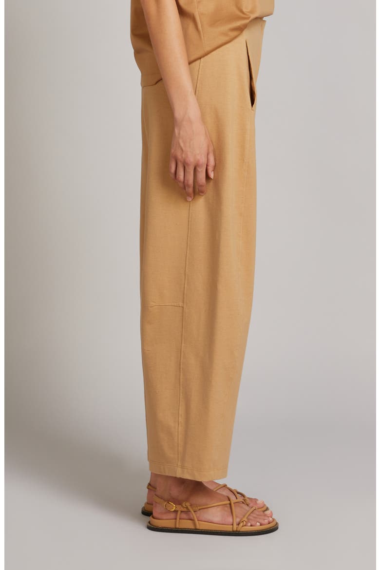 Belli Jersey Barrel Leg Pants, Alternate, color, CAMEL
