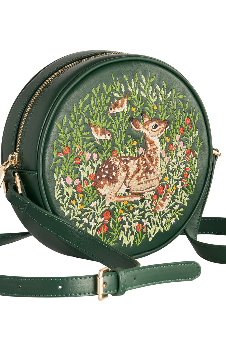 Fable England Fable Chloe Fawn Circle Bag, Alternate, color, Green
