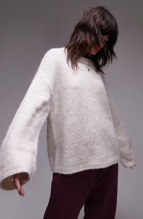 Oversize Boxy Fluffy Sweater