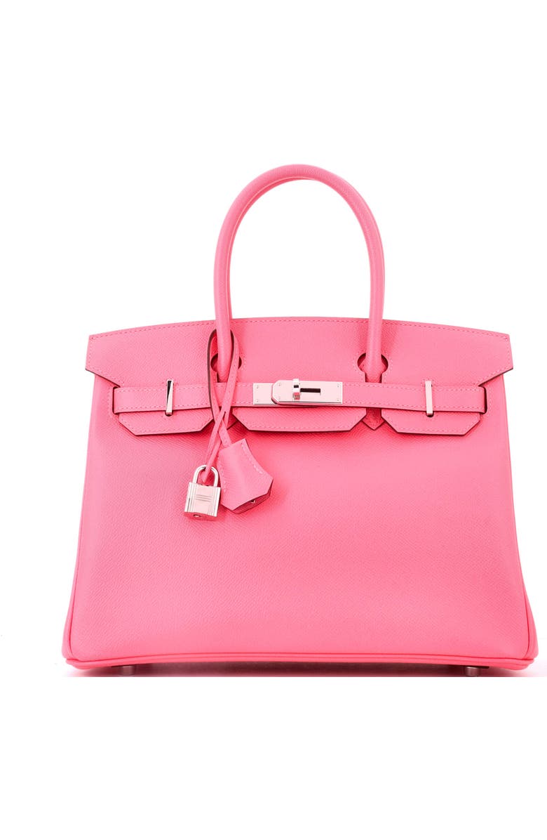 81034712 Birkin Handbag Pink Epsom with Palladium Hardware 30, Main, color,