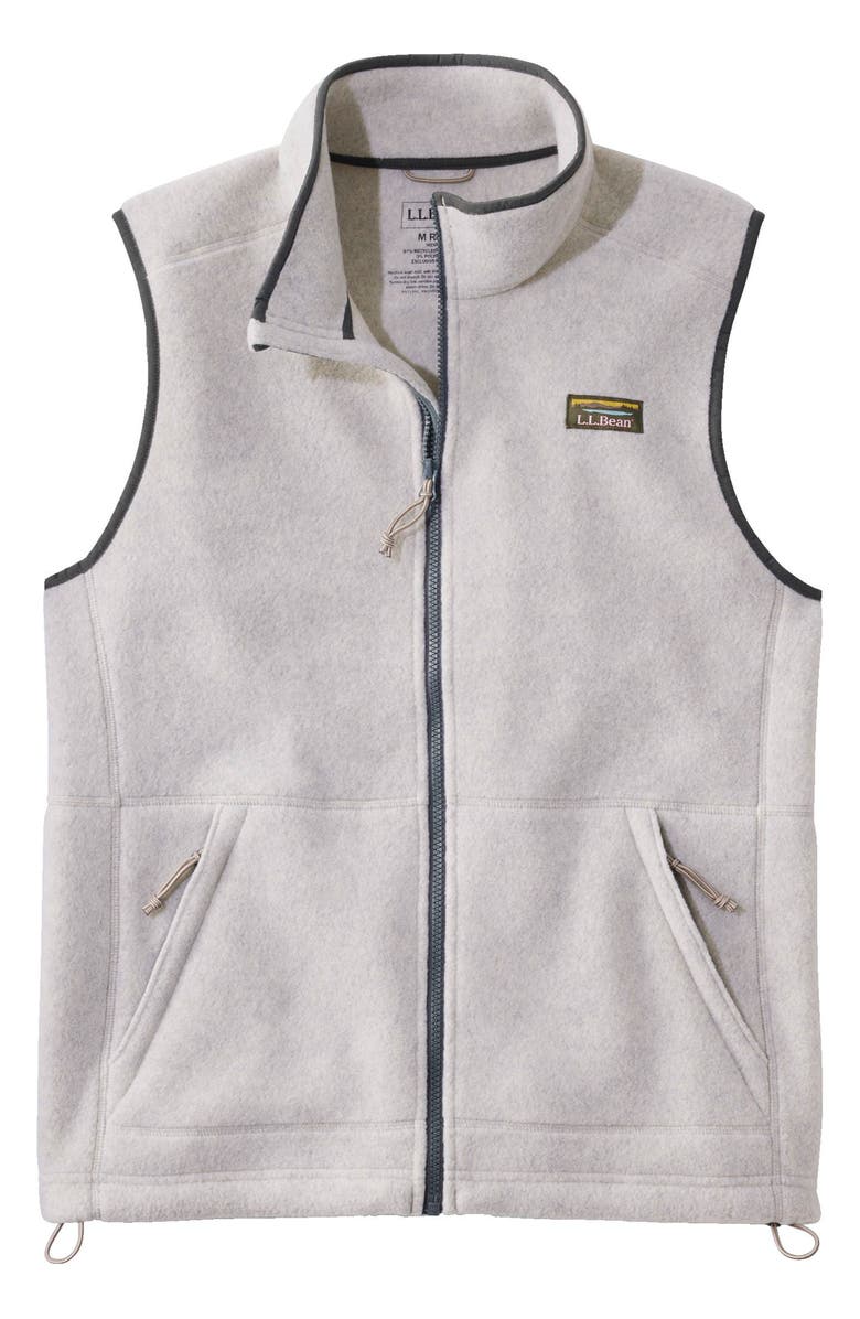 L.L.Bean Mountain Classic Fleece Vest, Main, color, Clay Heather