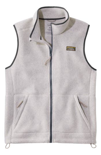 L.l.bean Mountain Classic Fleece Vest In Clay Heather