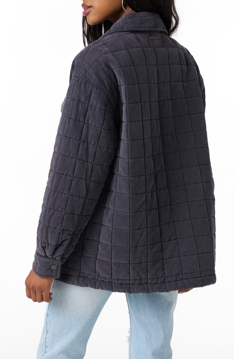 O'Neill Rya Quilted Jacket, Alternate, color, Washed Black