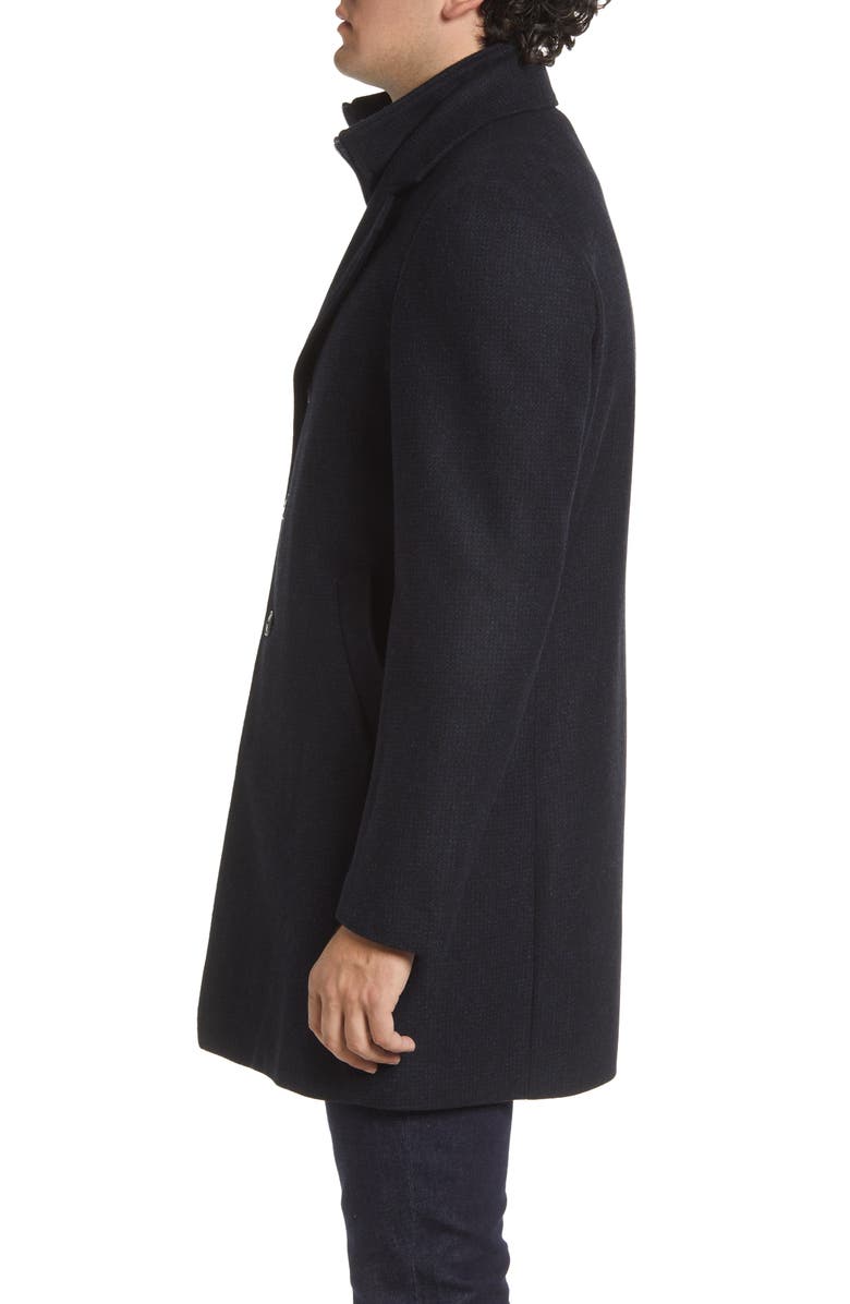 DANIEL HECHTER Sutton Wool Blend Overcoat, Alternate, color,