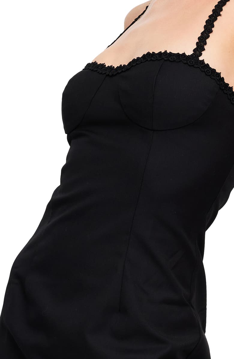 LIONESS Siete Sweetheart Neck Minidress, Alternate, color, 