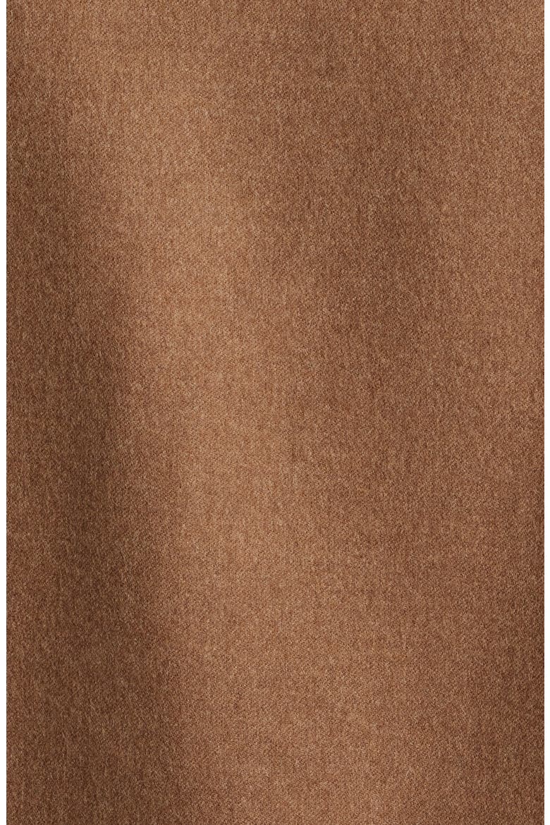 Hand Sewn Wool Blend Overshirt, Alternate, color, BROWN