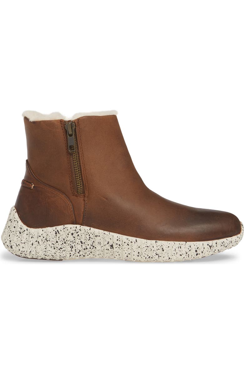 Johnston & Murphy Kimberly Waterproof Genuine Shearling Lined Sneaker Bootie, Alternate, color,
