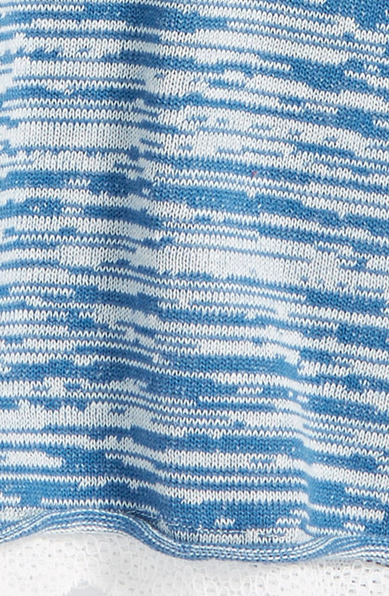 Tucker + Tate Space Dye Lace Trim Cardigan, Alternate, color,