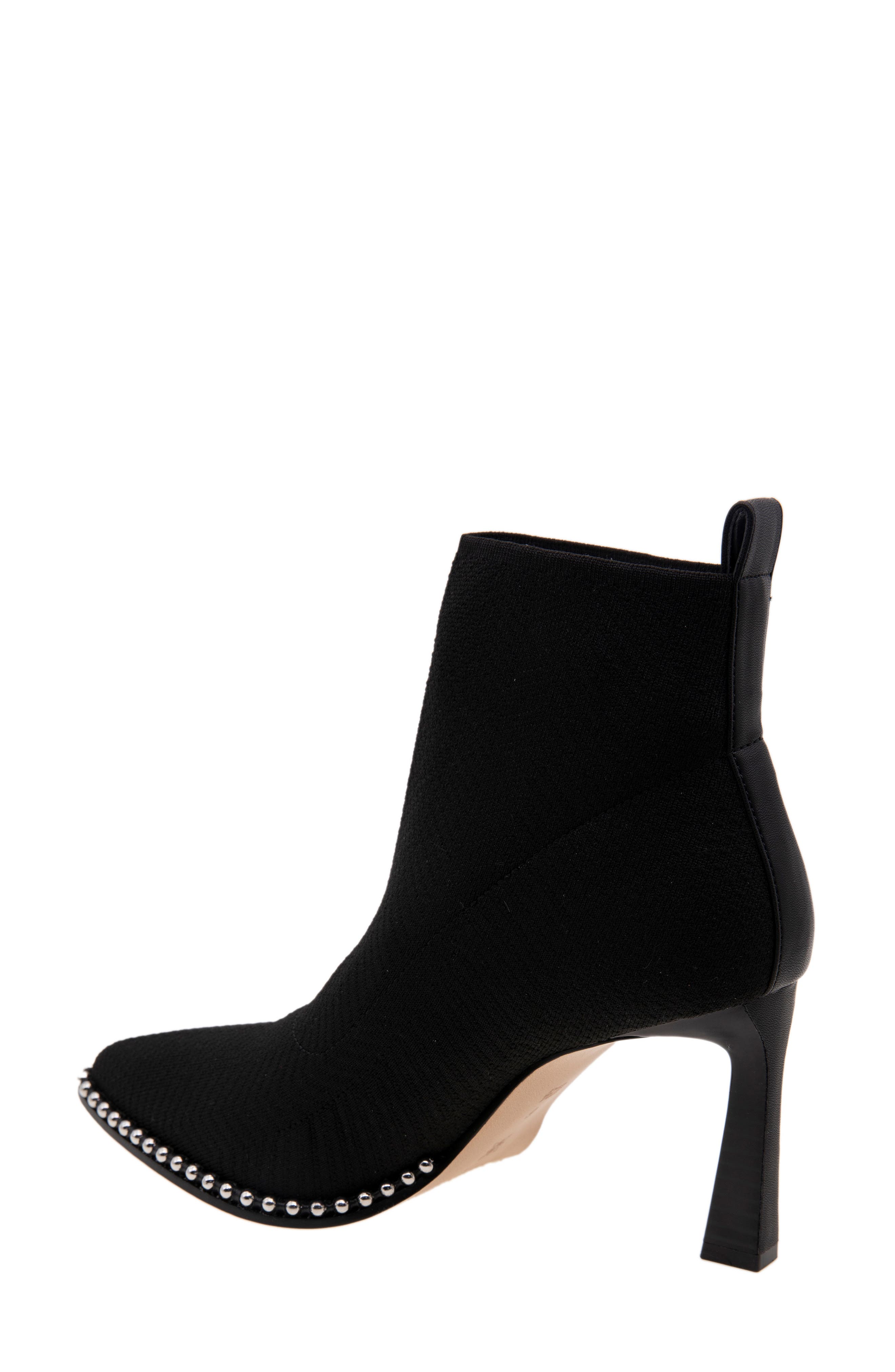 Beya Pointed Toe Bootie, Alternate, color, BLACK FLYKNIT FABRIC