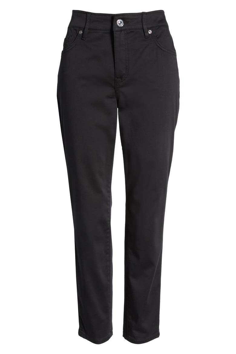 Boracay Beach High Waist Ankle Jeans, Alternate, color, BLACK