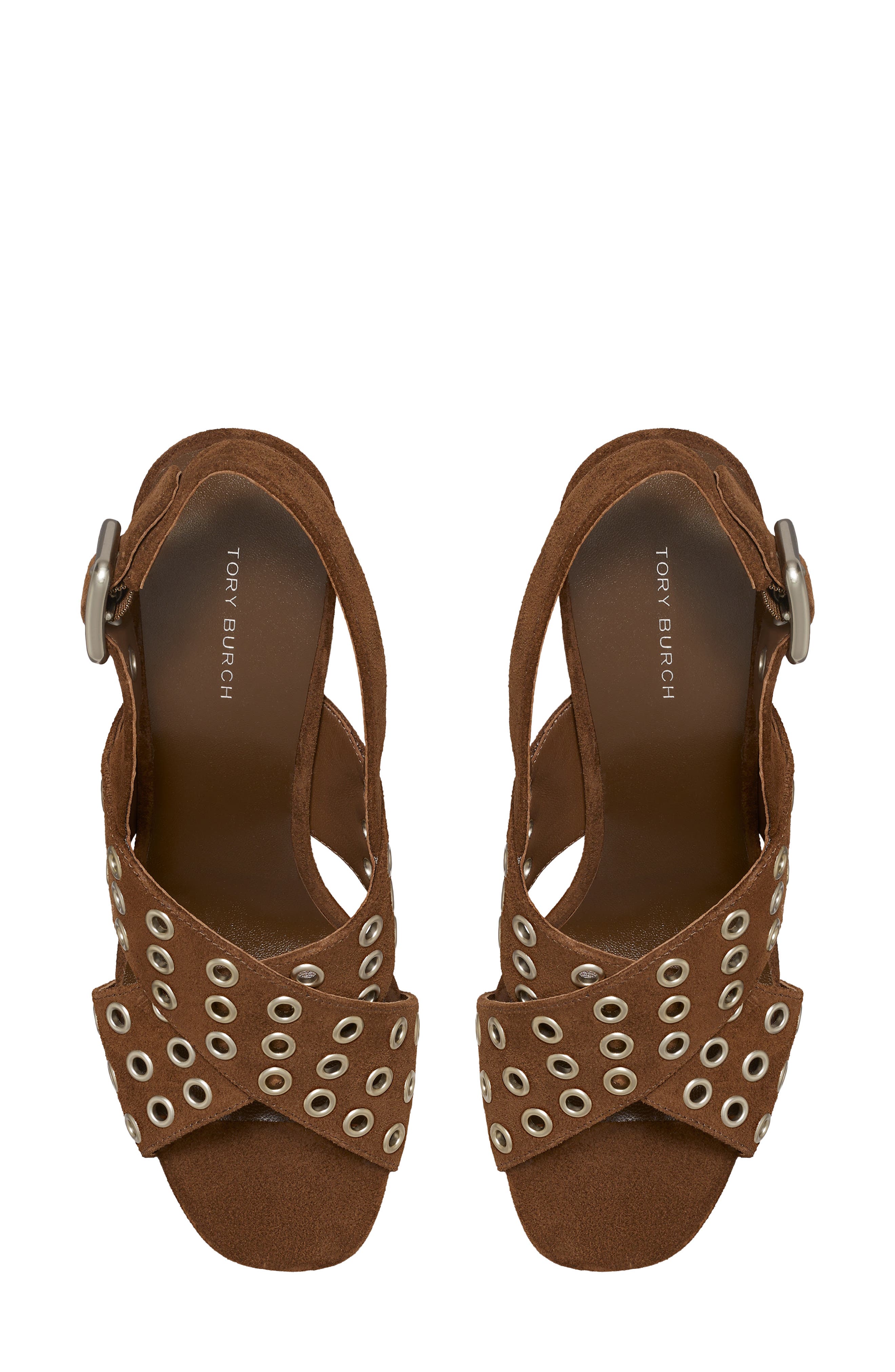 Tory Burch Slingback Platform Sandal, Alternate, color, Mustang