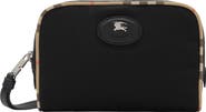 Burberry Small Check Trim Travel Pouch