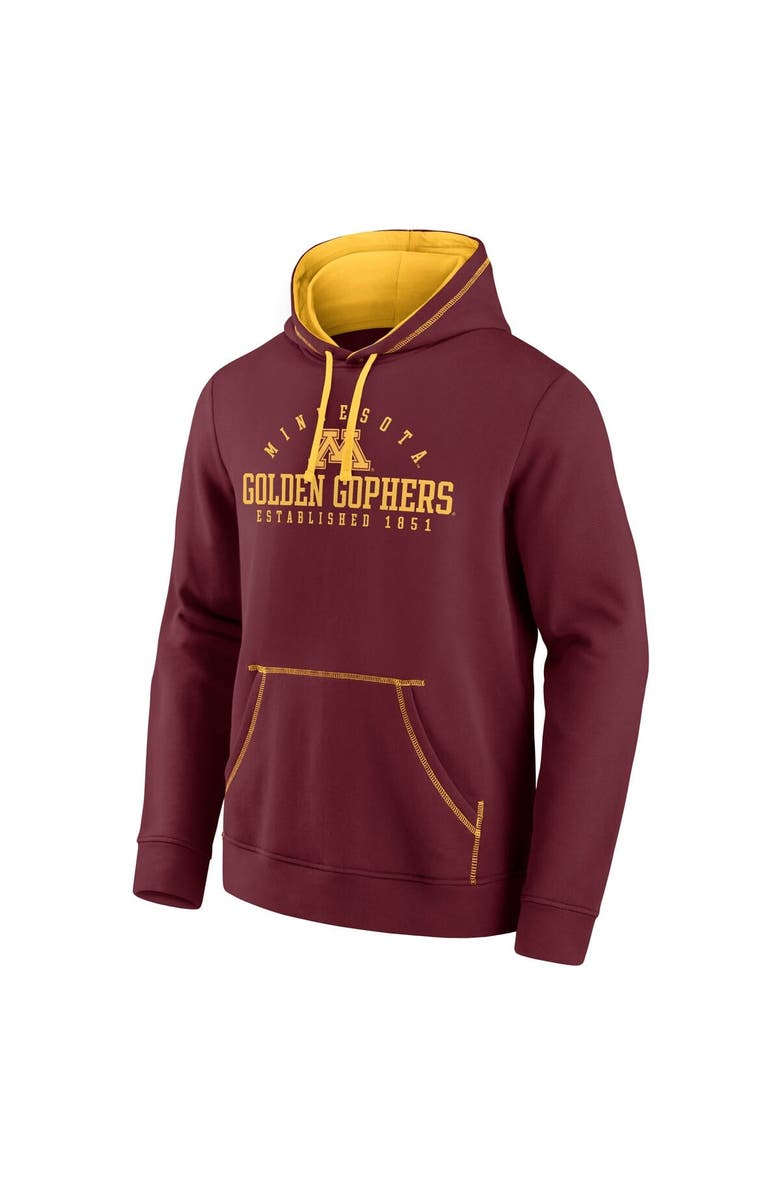 FANATICS Men's Fanatics Maroon Minnesota Golden Gophers Toppler Fleece Pullover Hoodie, Alternate, color, Maroon