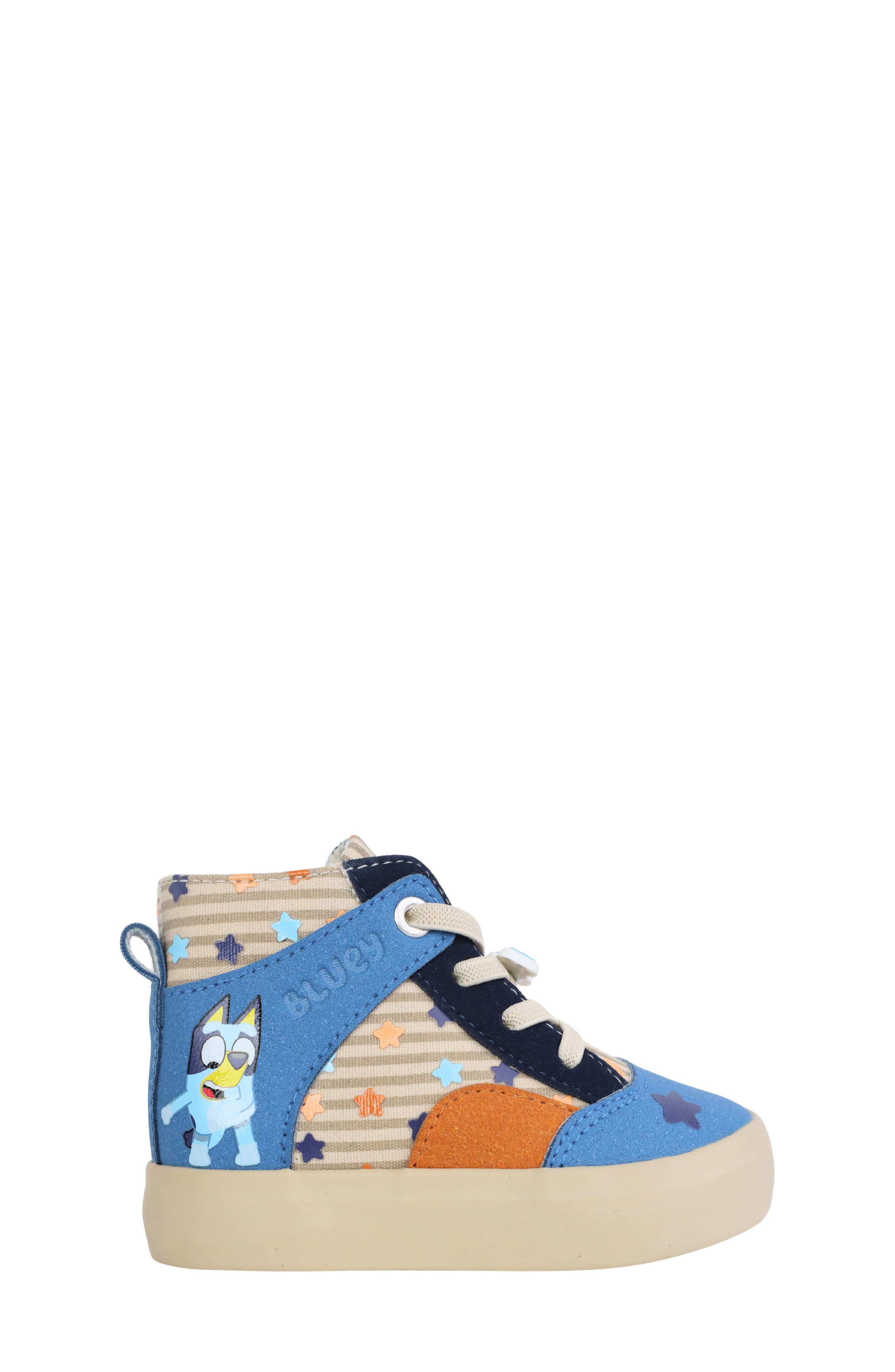 Ground Up Kids' Colorblock Bluey High Top Sneaker, Alternate, color, 