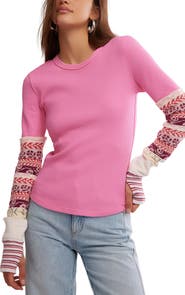 Free People All In Cuff Knit Top