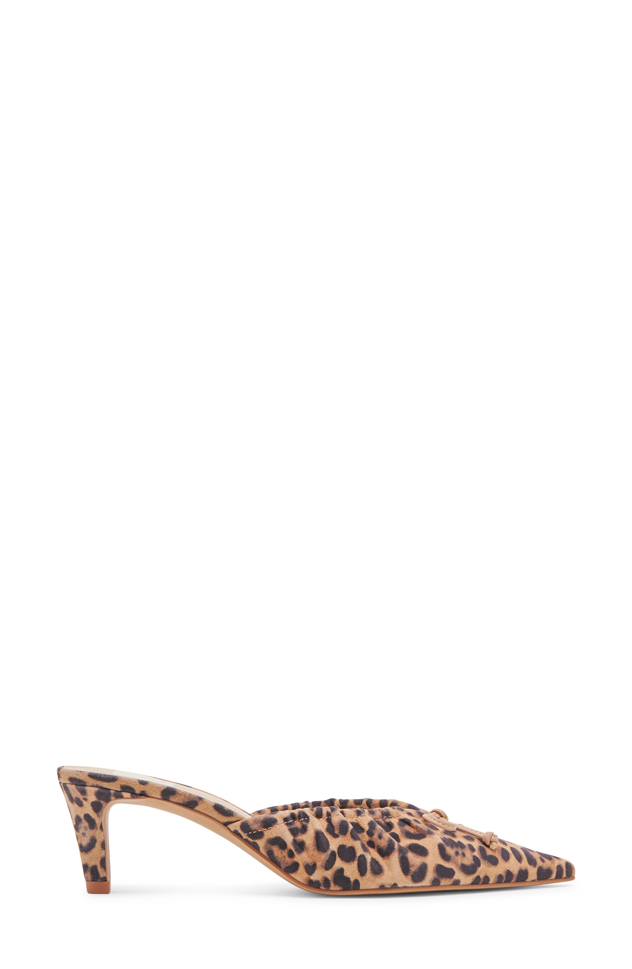 Kairi Mule, Alternate, color, DARK LEOPARD SUEDE