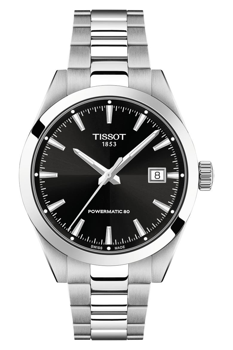 Gentleman Bracelet Watch, 38mm, Main, color, BLACK
