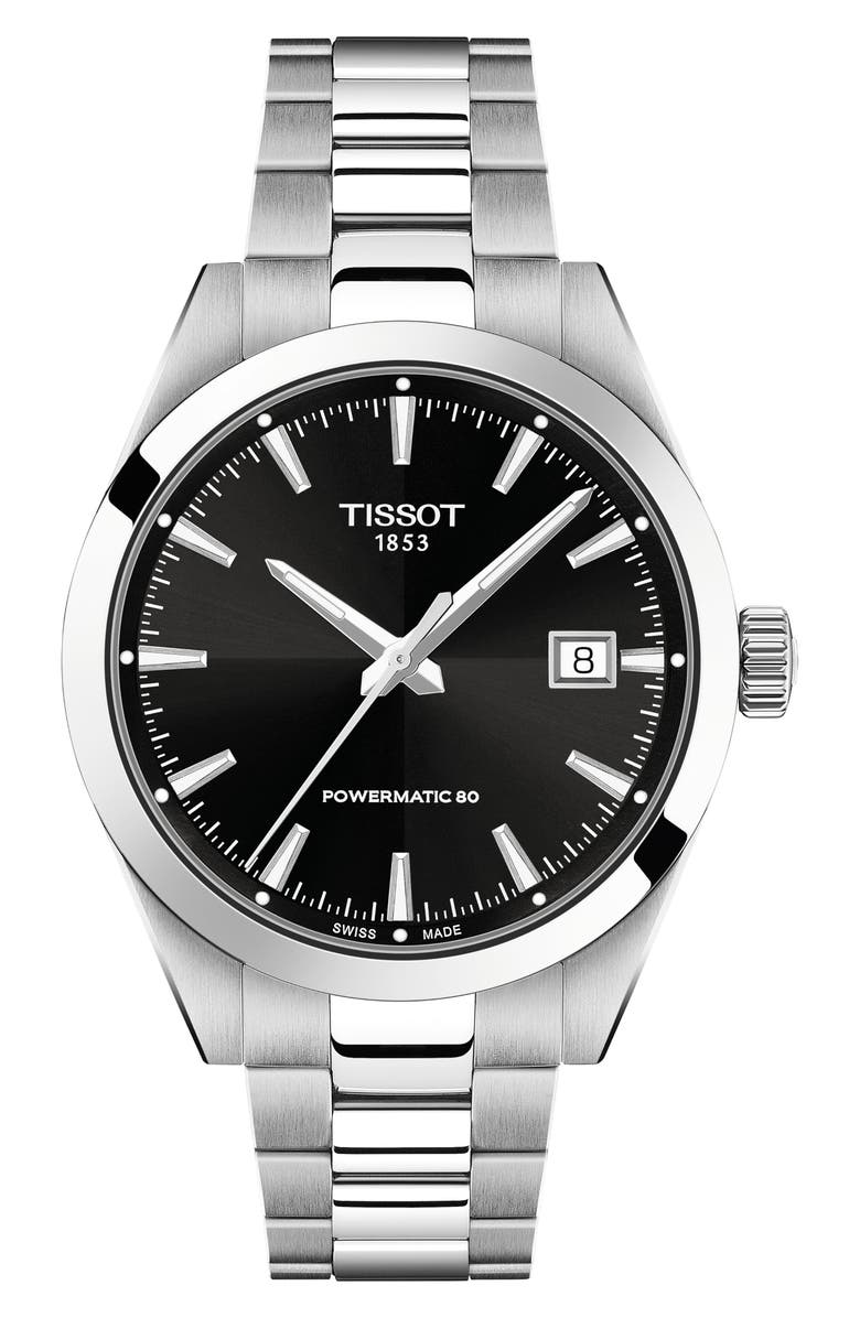 Tissot Gentleman Bracelet Watch, 38mm, Main, color, 