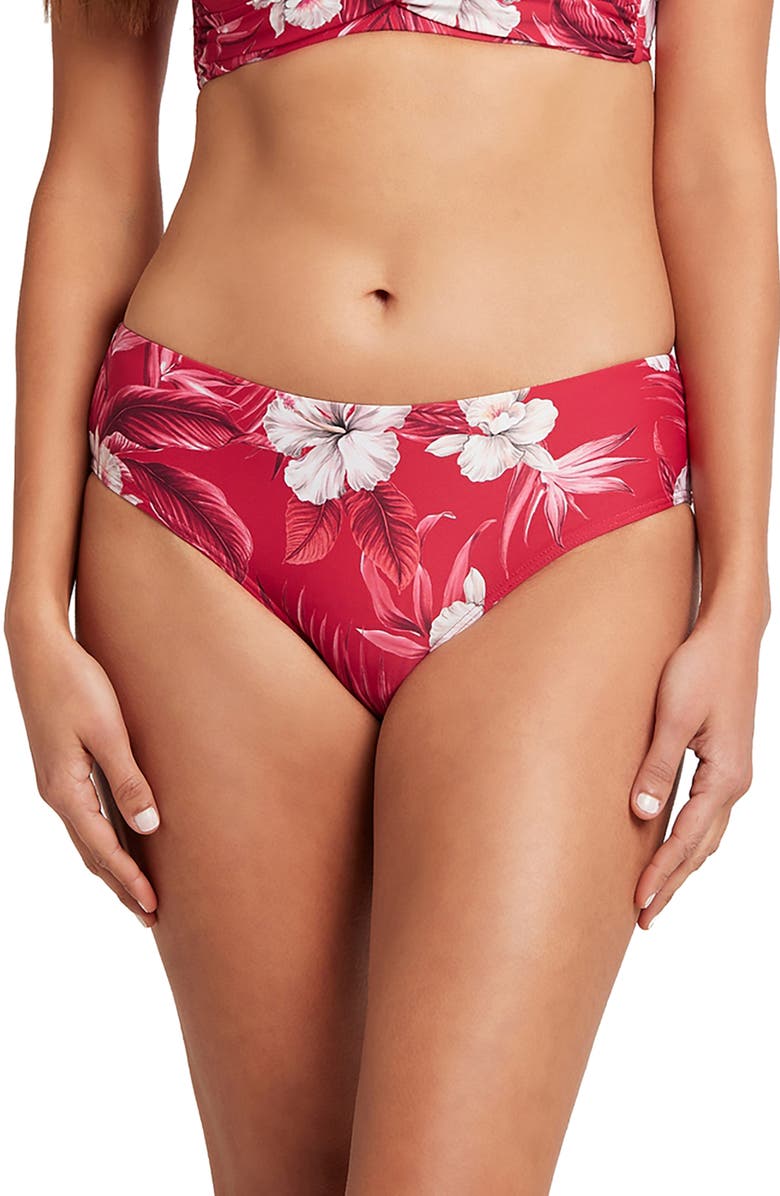 Sea Level Floral Bikini Bottoms, Main, color, 