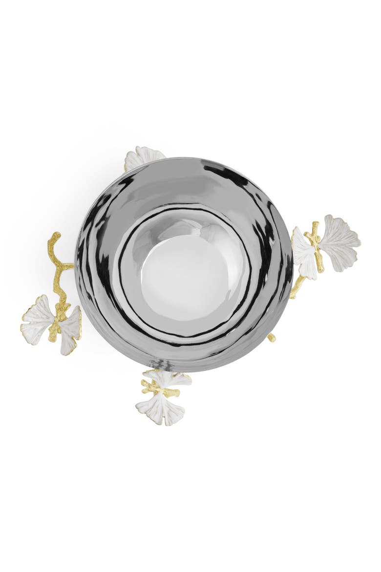 Butterfly Ginkgo Small Bowl, Alternate, color, SILVER