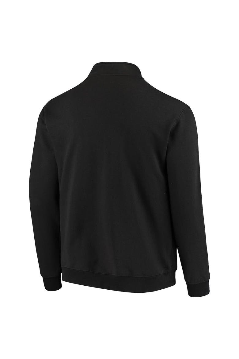 Men's Colosseum Black Louisville Cardinals Tortugas Logo Quarter-Zip Jacket, Alternate, color, Black