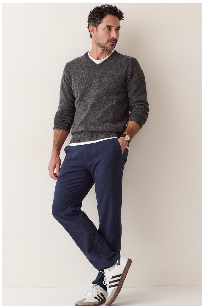 Saturday Houndstooth Chino Pants, Alternate, color, NAVY