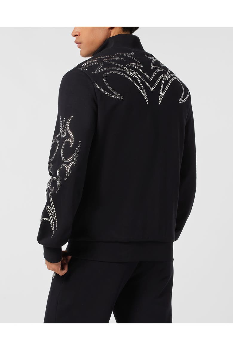 Tracksuit Jacket Texas Studs Men, Alternate, color, black