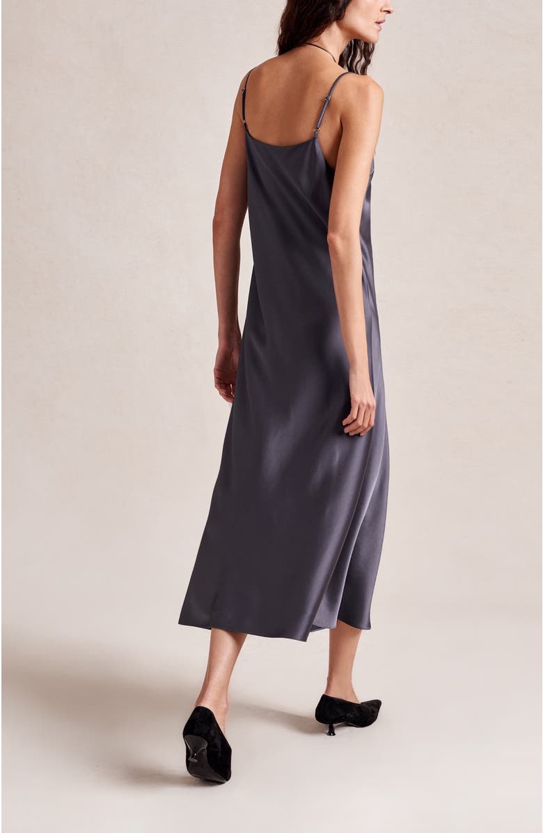 La Ligne Maisie Dress, Alternate, color, Gunmetal