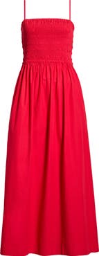 Faherty Lucia Floral Print A-Line Dress