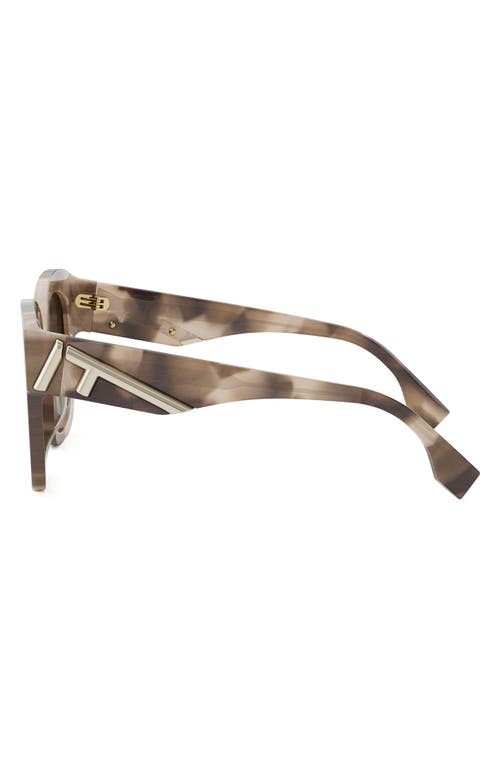Fendi First Fe40098i Sunglasses In Brown