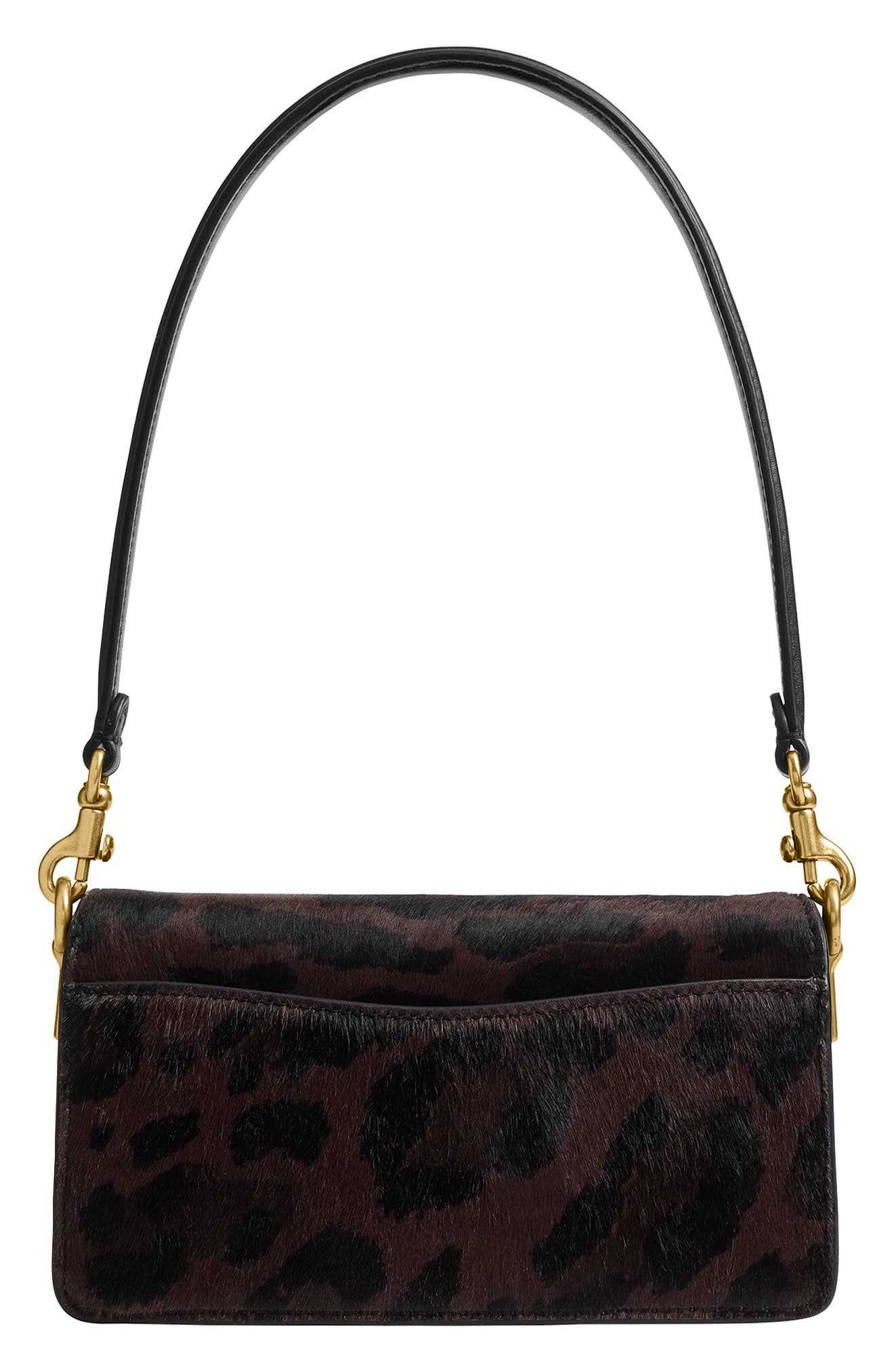 COACH Tabby Leopard Genuine Calf Hair Shoulder Bag, Alternate, color, Dark Leopard