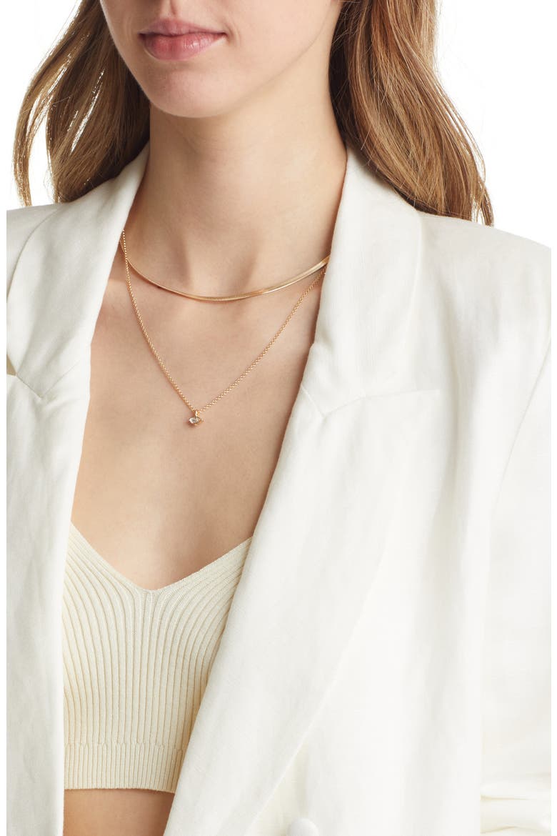 Linen Blend Blazer, Alternate, color, WHITE