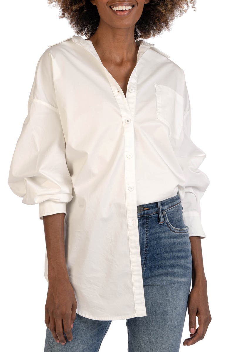 KUT from the Kloth Tyra Oversize Tunic Shirt, Main, color,