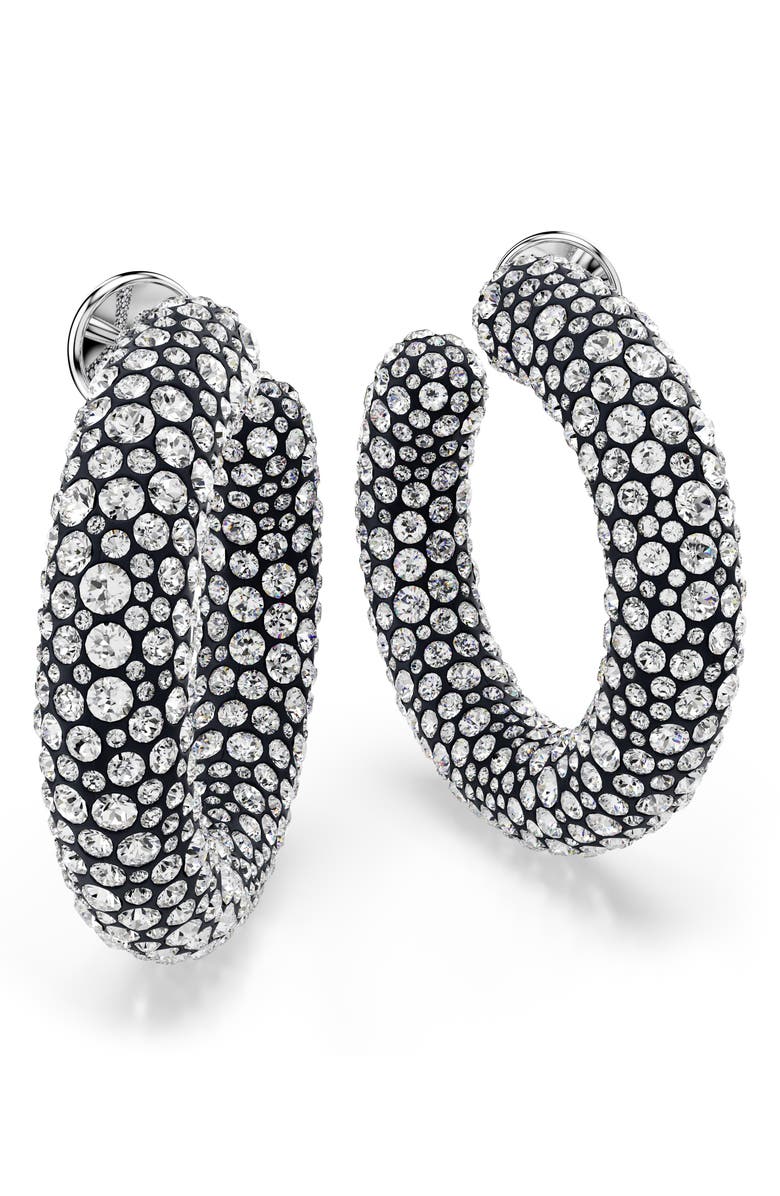 Swarovski Sublima Hoop Earrings, Alternate, color,