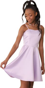 Un Deux Trois Fit and Flare Party Dress in Longer Length