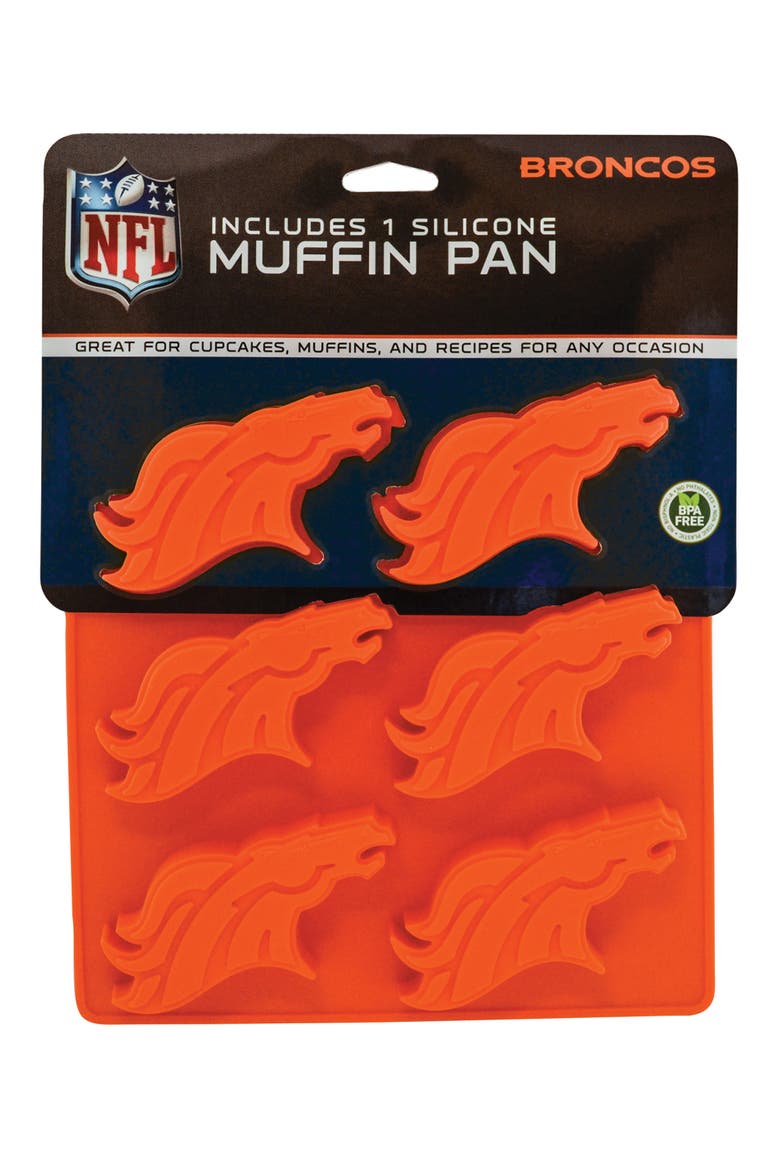Denver Broncos Muffin Pan, Main, color, Multicolor